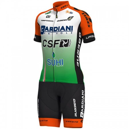 Set Fietsshirt + Korte Koersbroek 2019 Bardiani-CSF N001